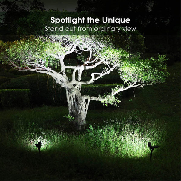 solar spotlight for tree