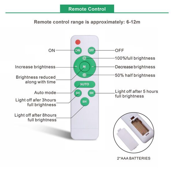 remote controller of solar flood light